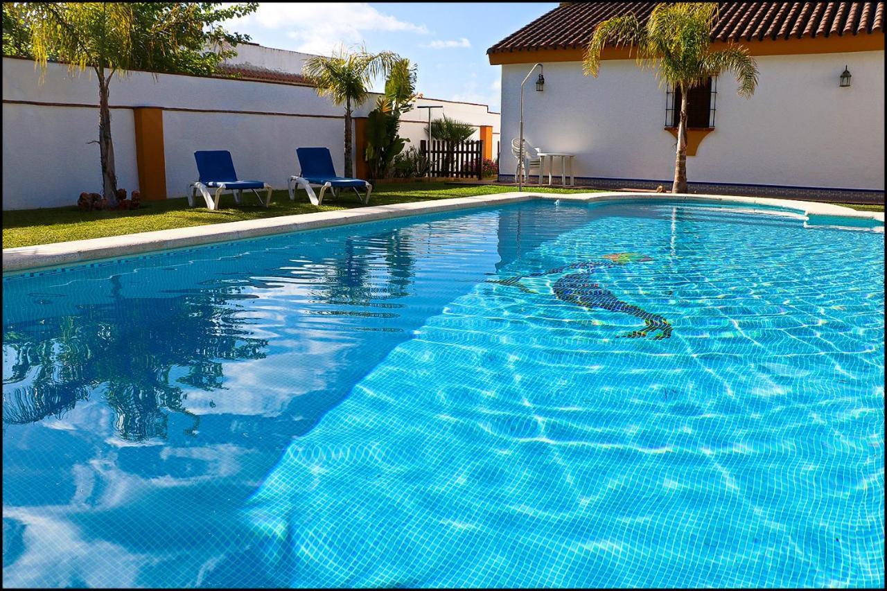 Chalet Con Piscina En Roche Viejo Conil De La Frontera Bagian luar foto